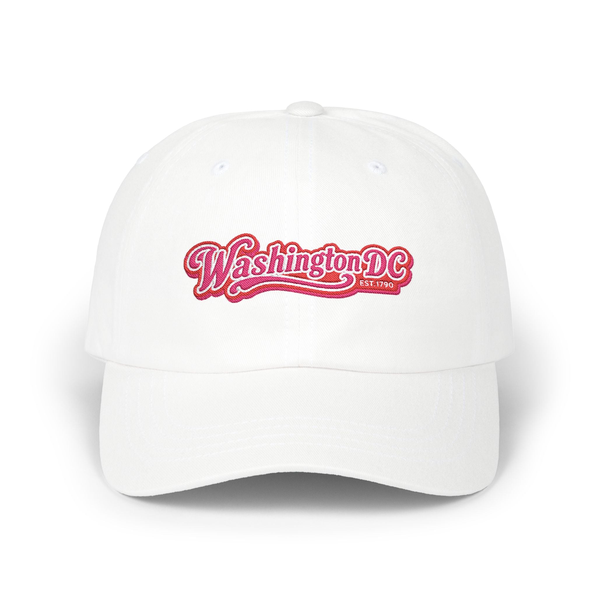 Washington DC Retro Script Dad Hat