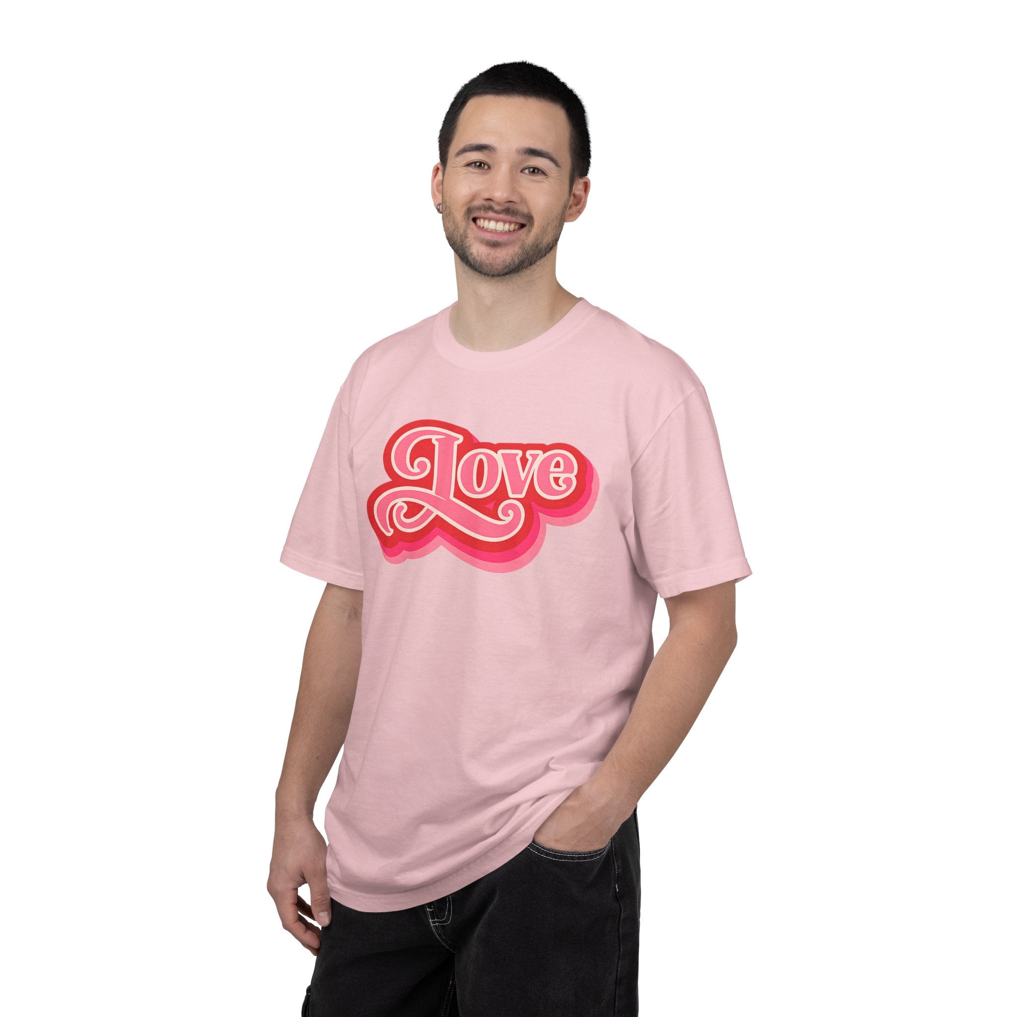 Love Retro Script Tee