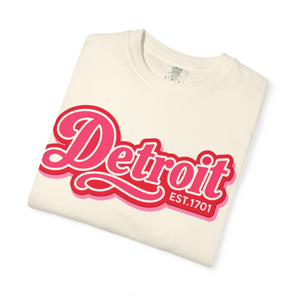 Detroit Retro Script Tee