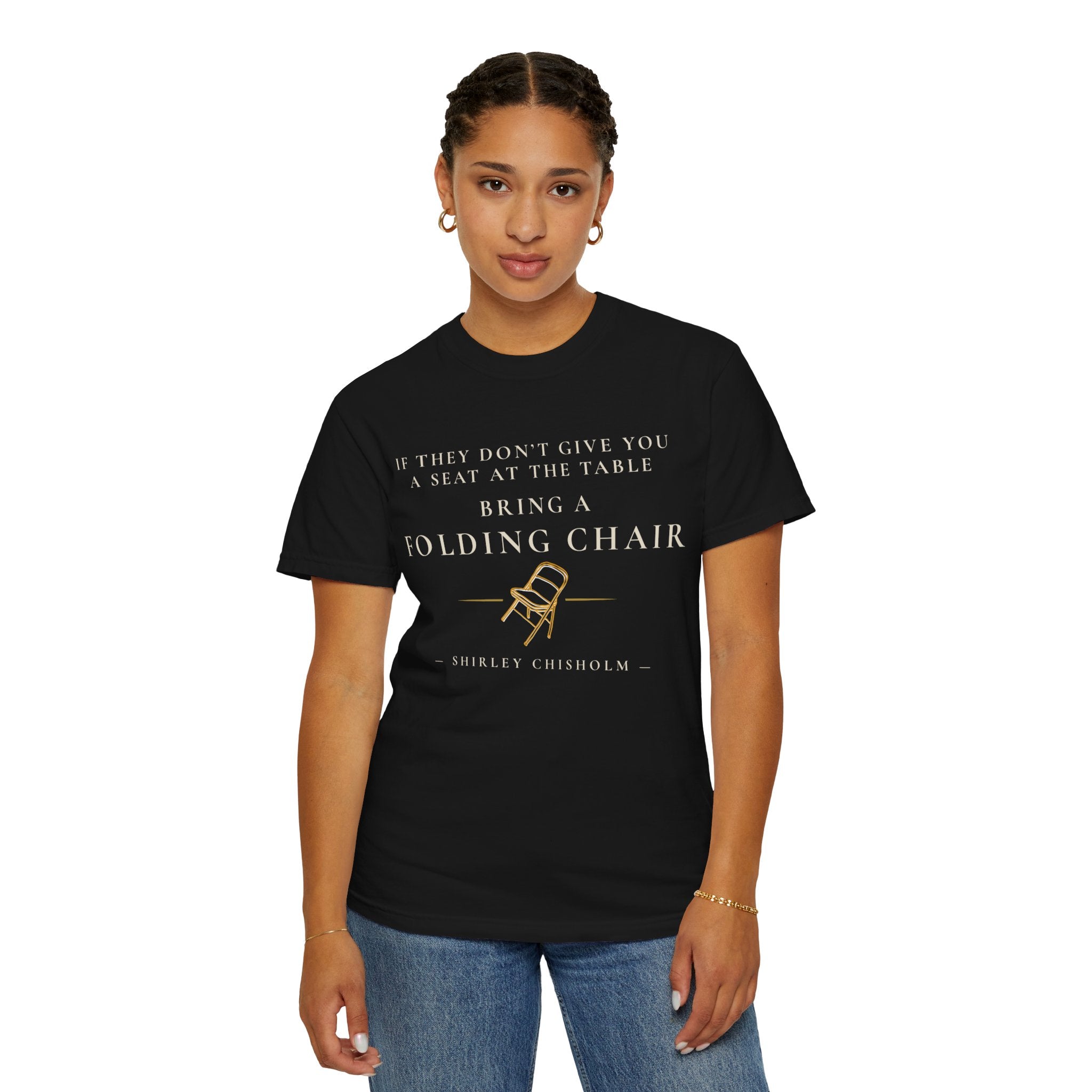 Shirley Chisholm Folding Chair Tee