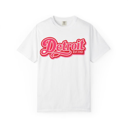 Detroit Retro Script Tee