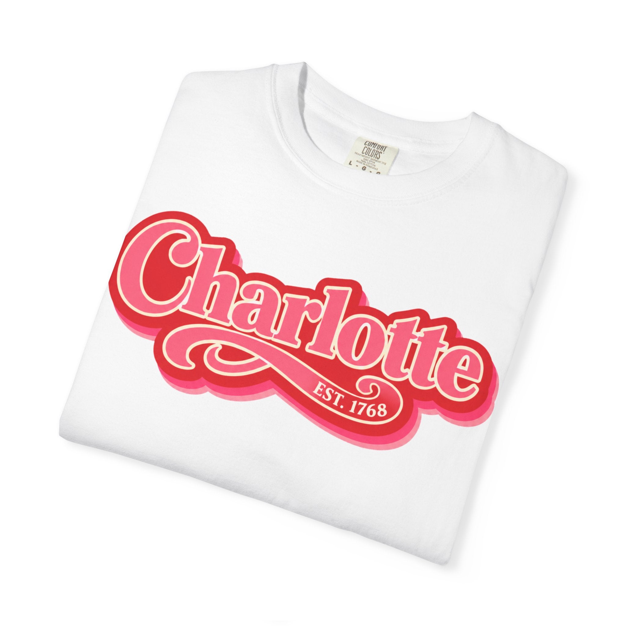 Charlotte Retro Script Tee