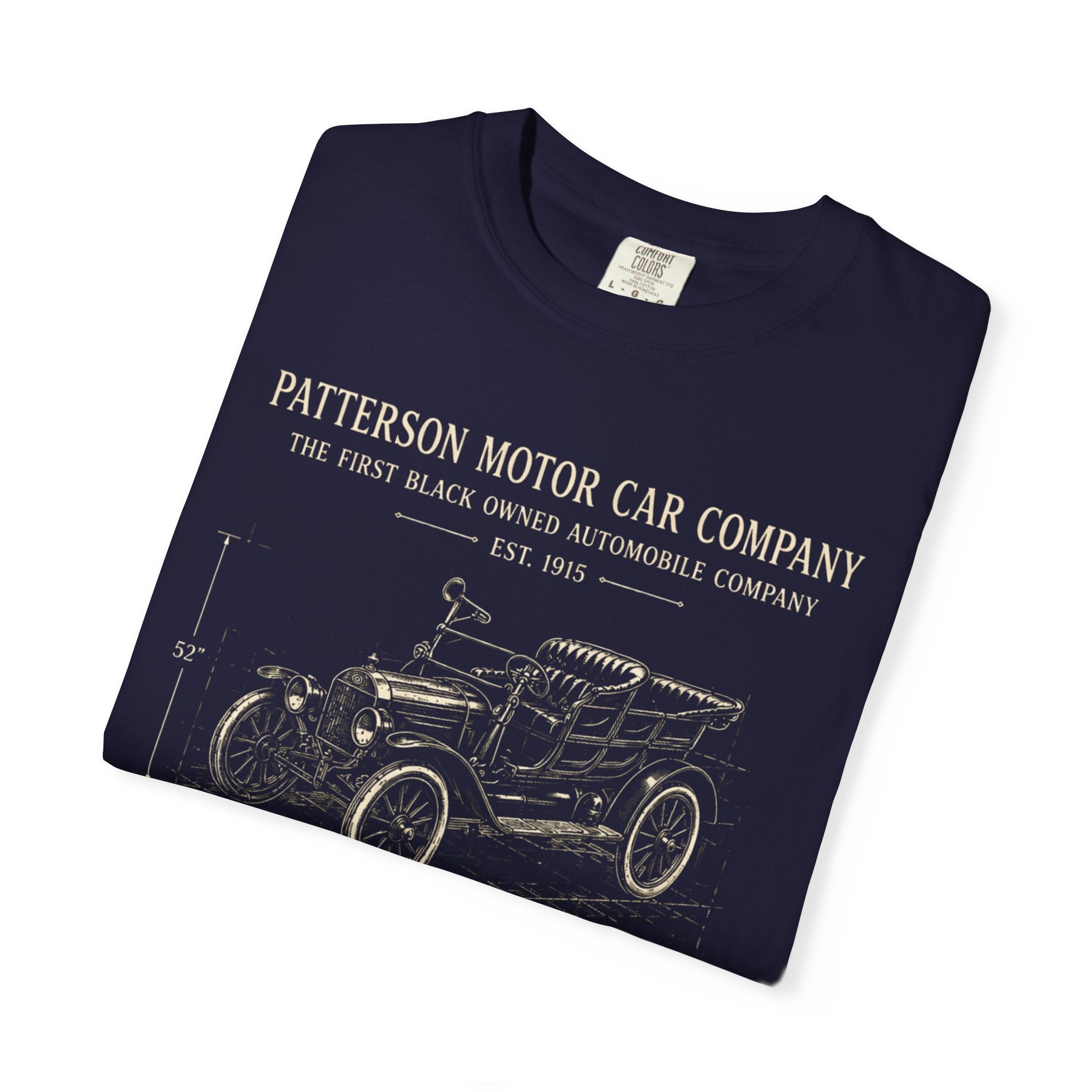 Patterson Motor Car Co. 1915 Blueprint Tee