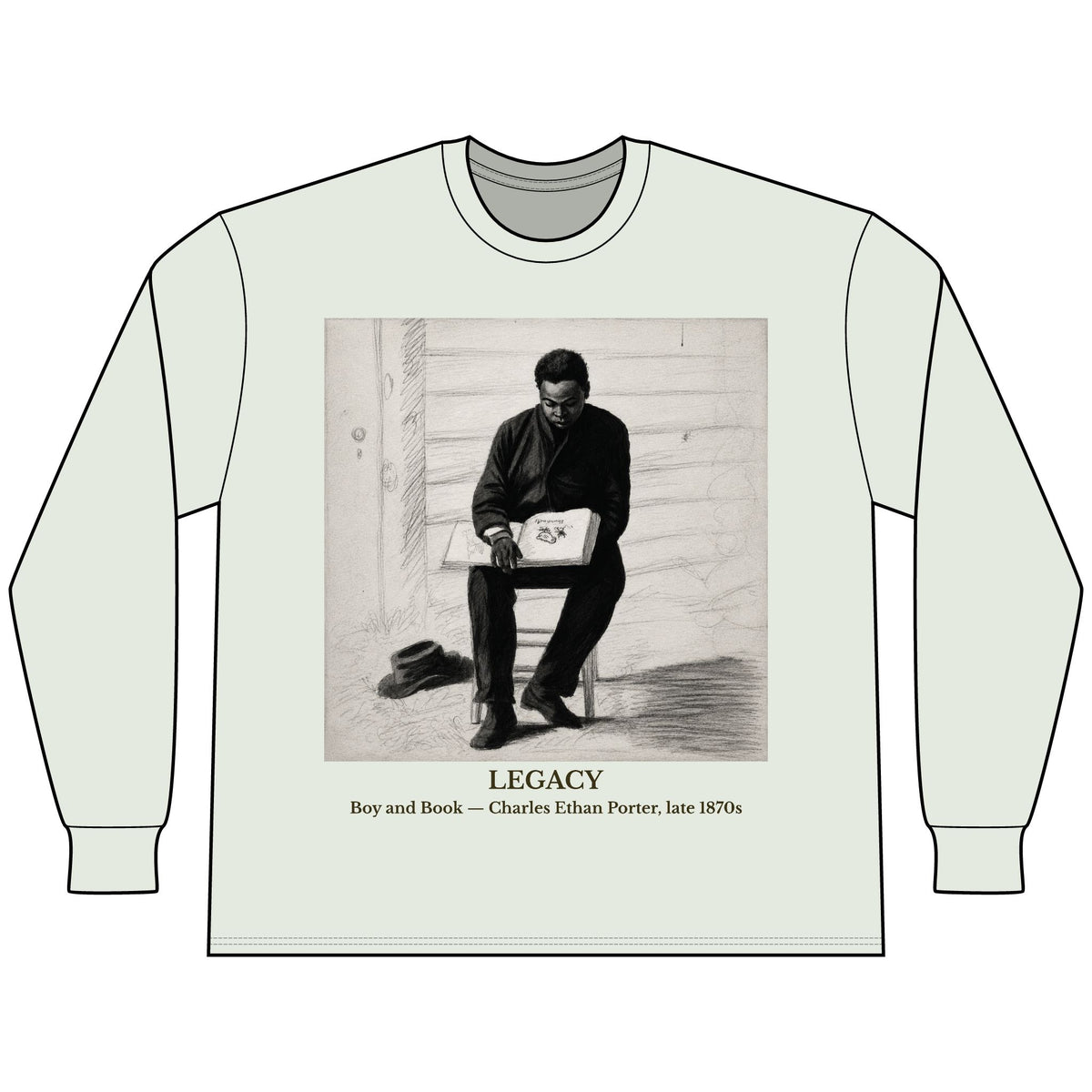 Boy and Book | Art Series Long Sleeve