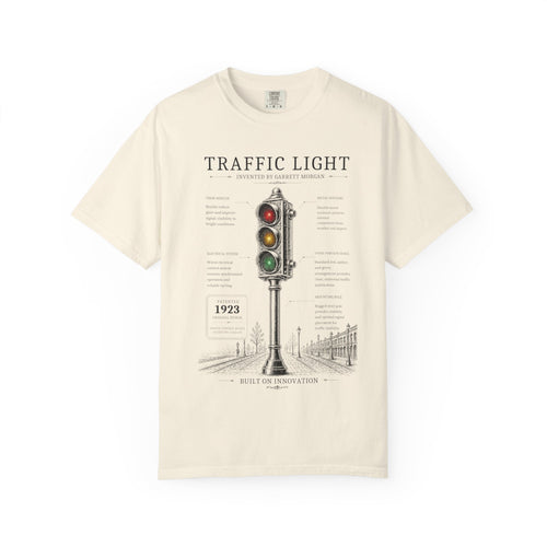 Garrett Morgan Traffic Light Blueprint Tee
