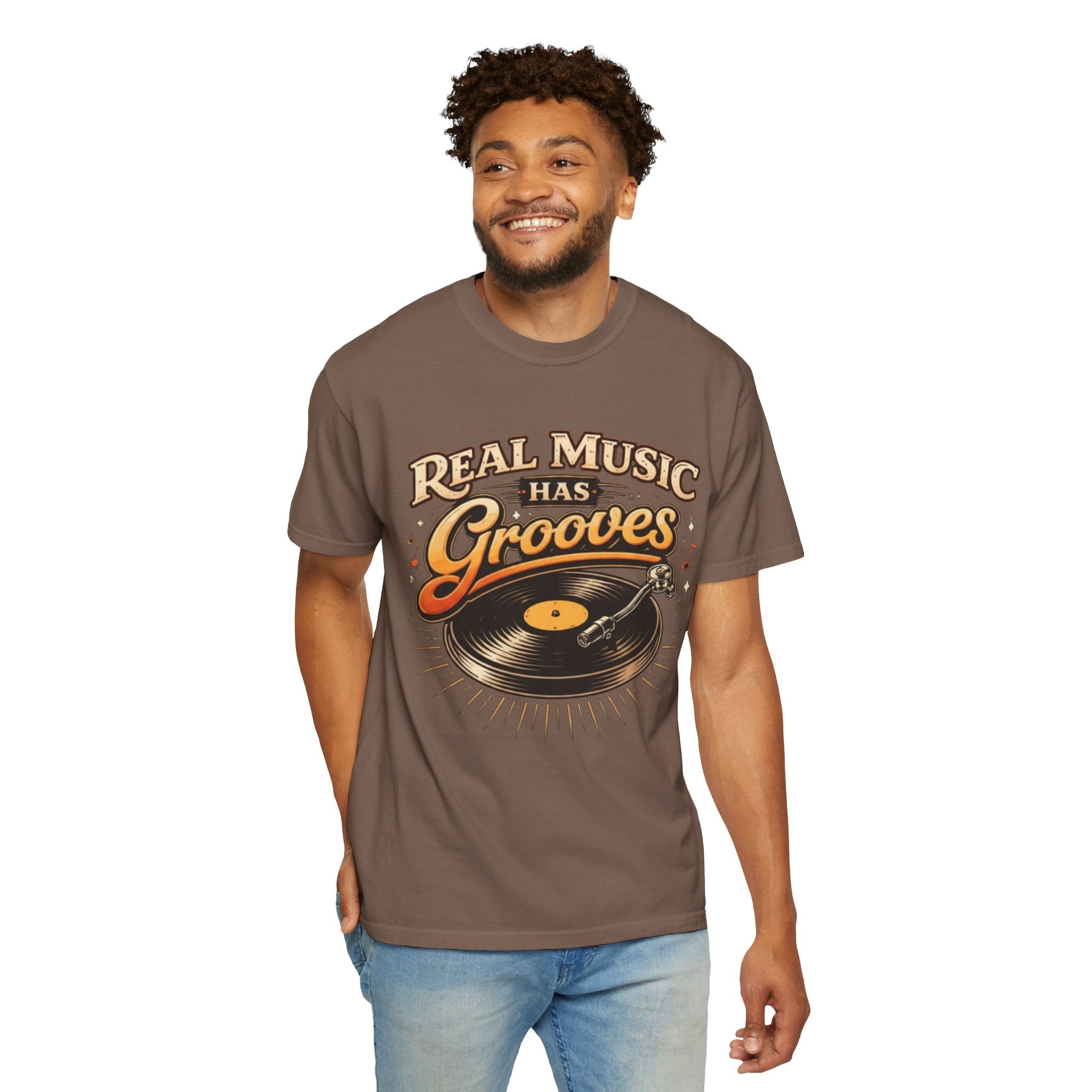 Real Music Has Grooves Tee