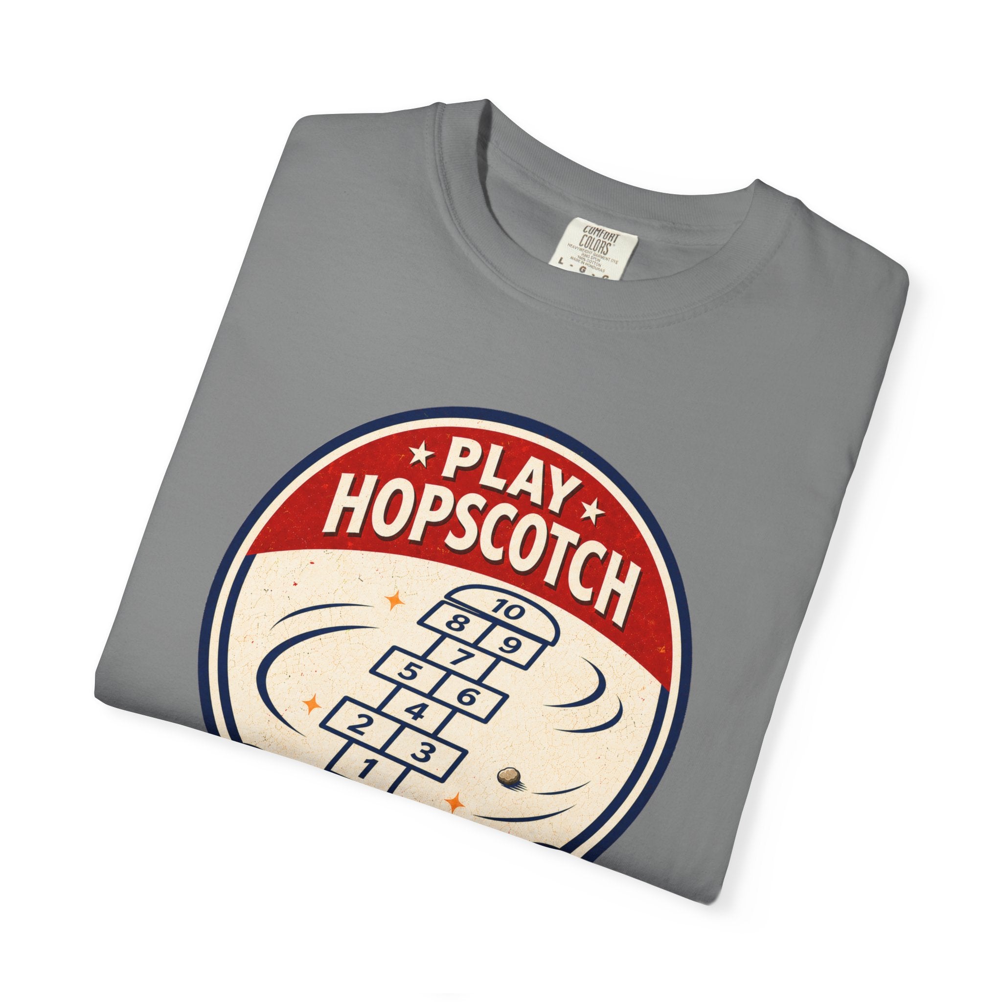 Hopscotch Retro Badge Tee