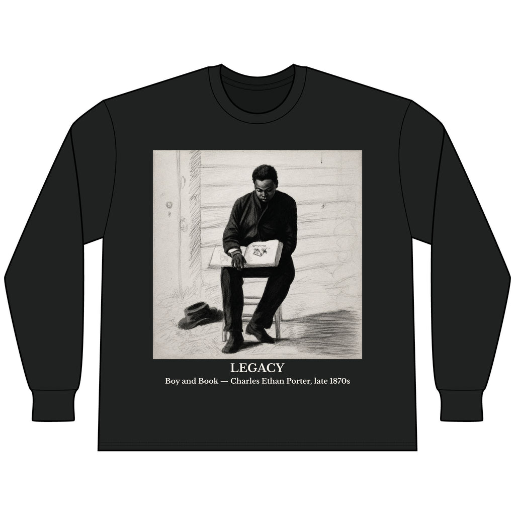 Boy and Book | Art Series Long Sleeve