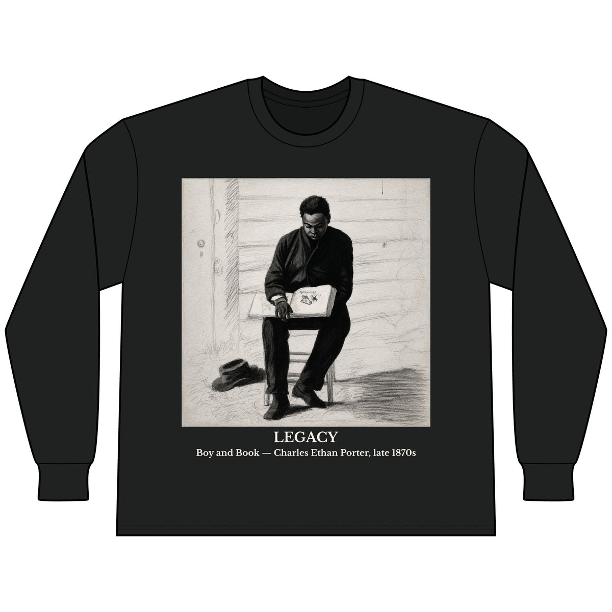 Boy and Book | Art Series Long Sleeve