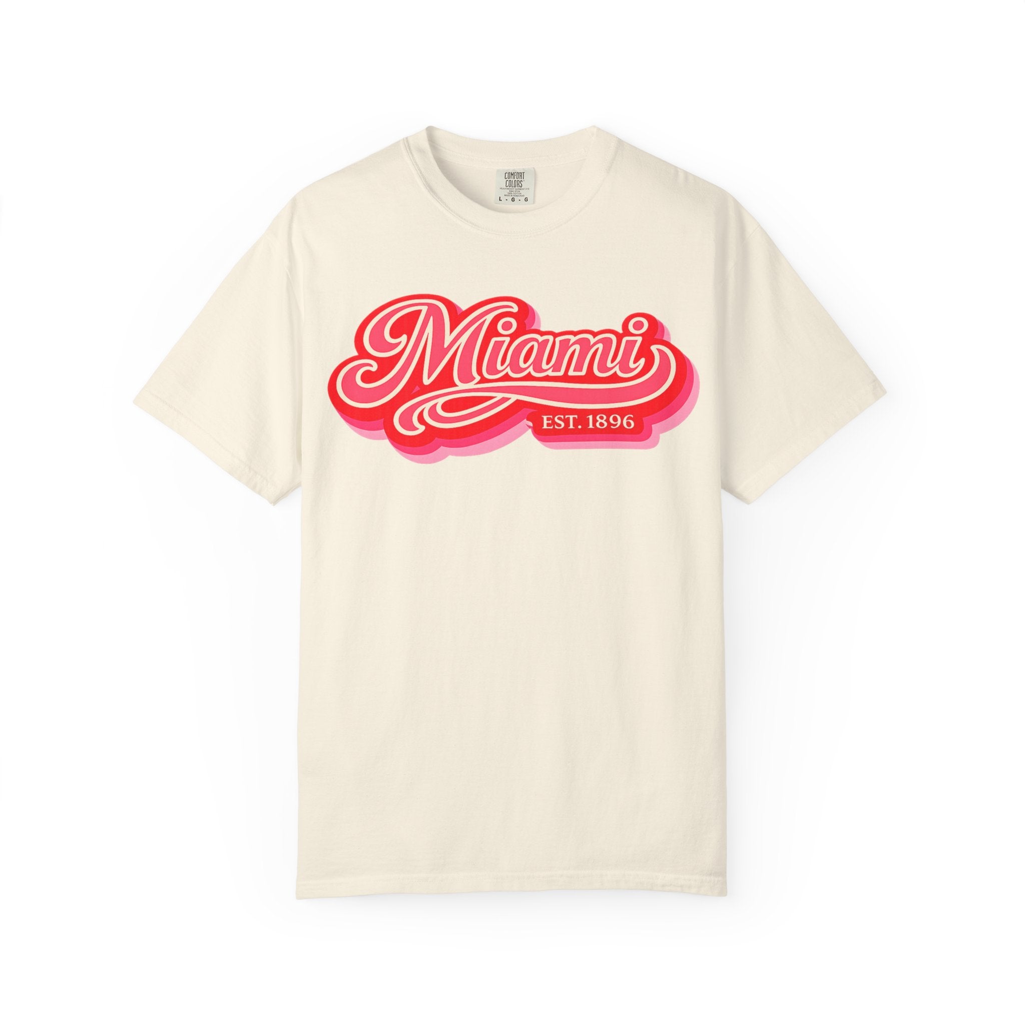 Miami Retro Script Tee