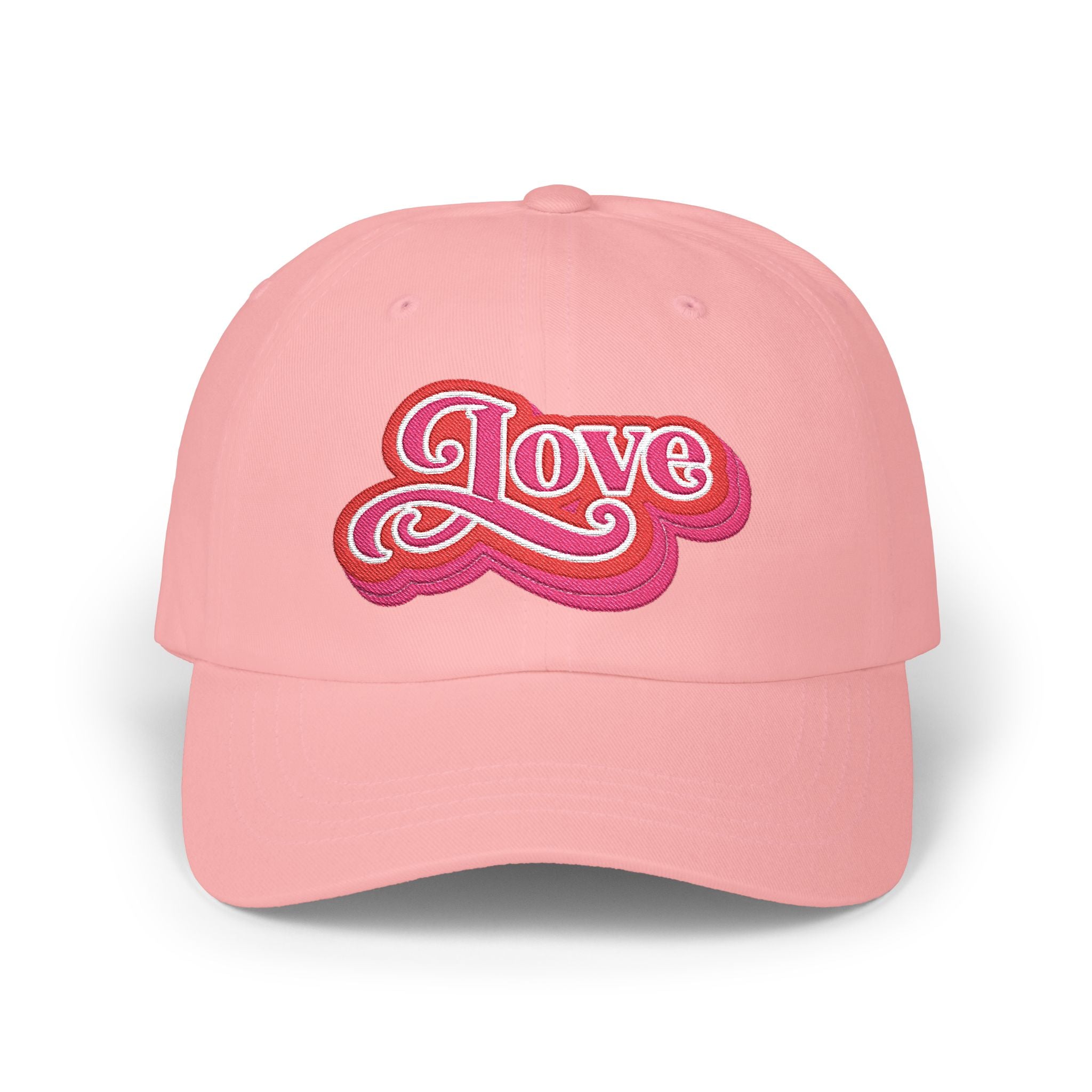 Love Retro Script Dad Hat