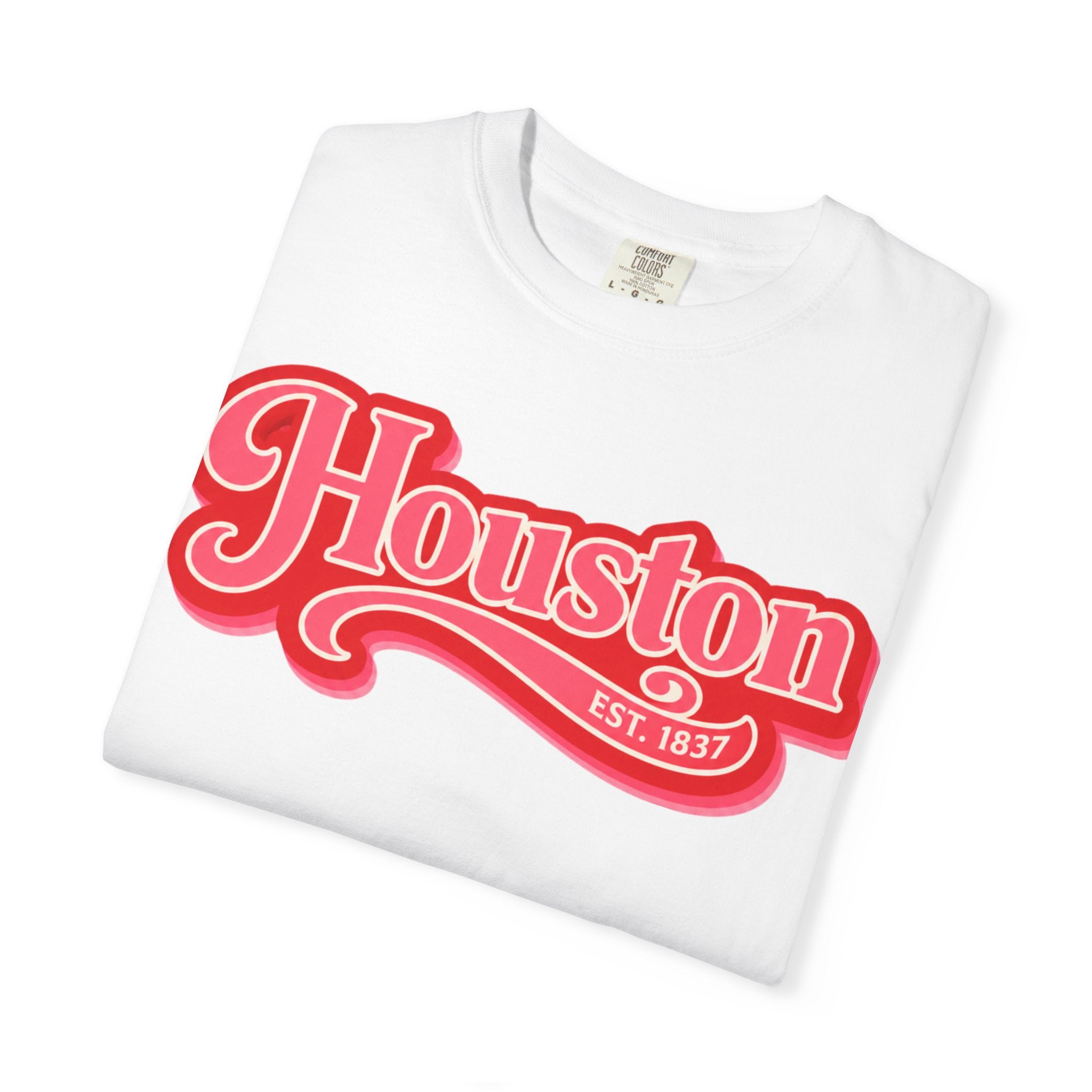Houston Retro Script Tee