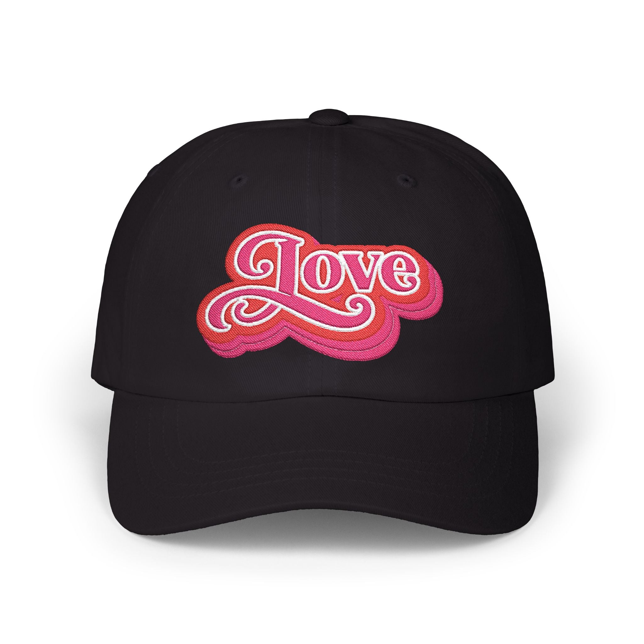 Love Retro Script Dad Hat