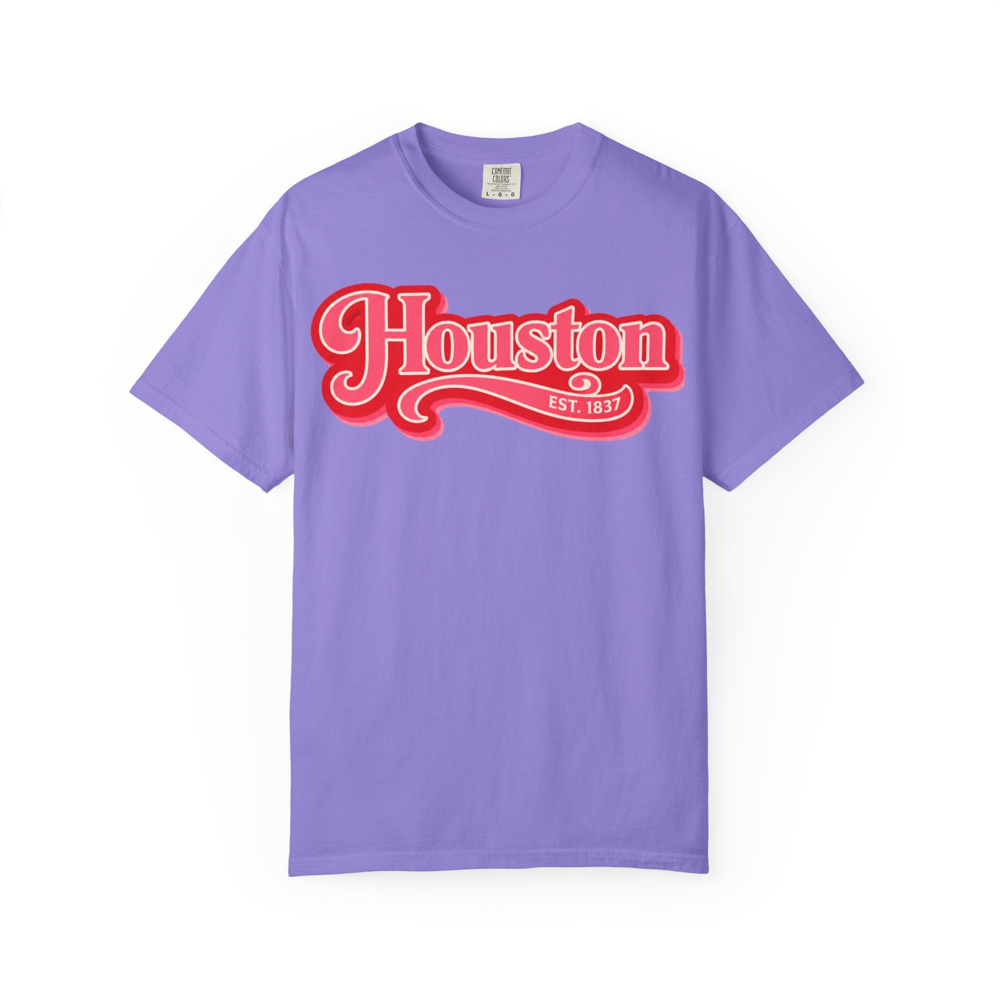 Houston Retro Script Tee