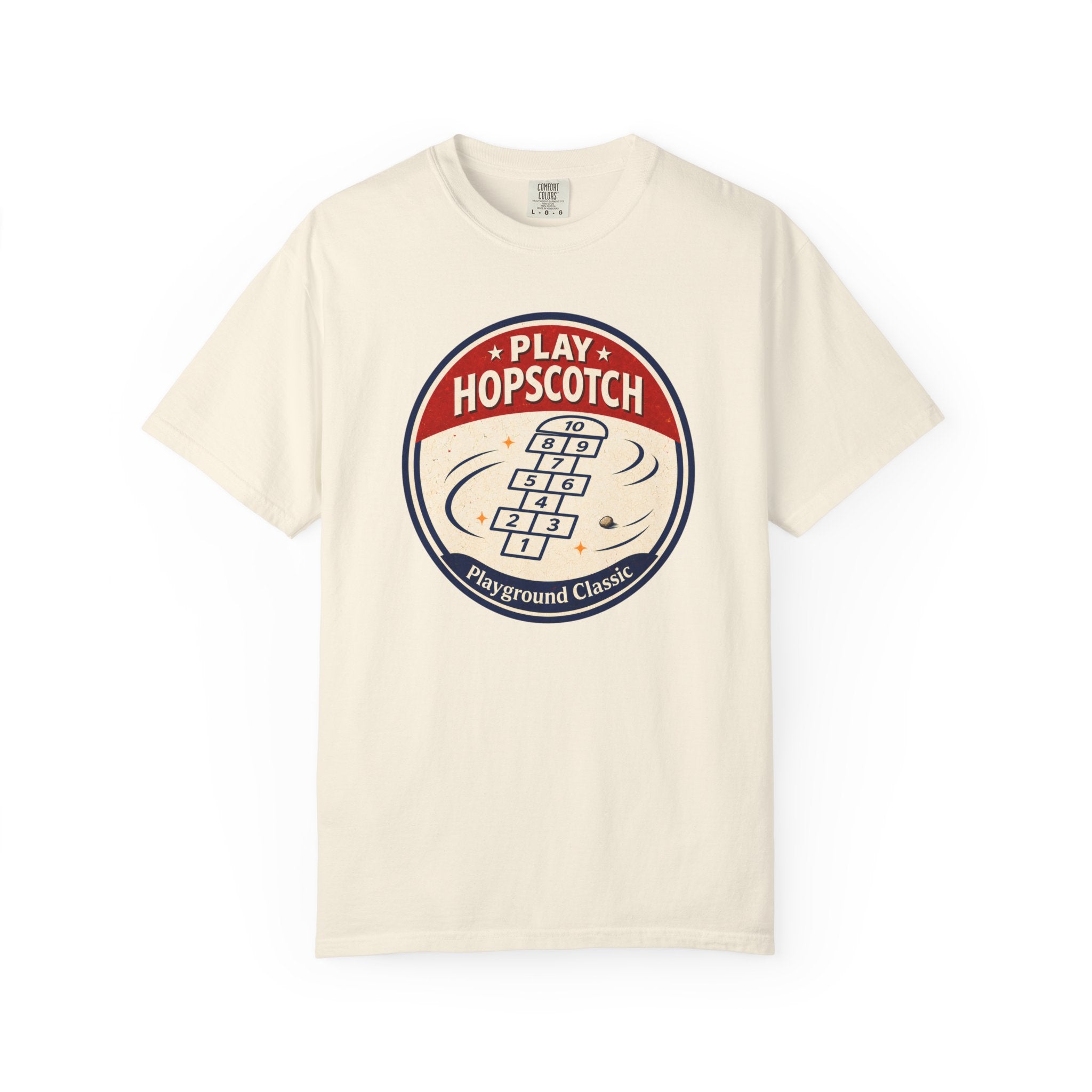 Hopscotch Retro Badge Tee