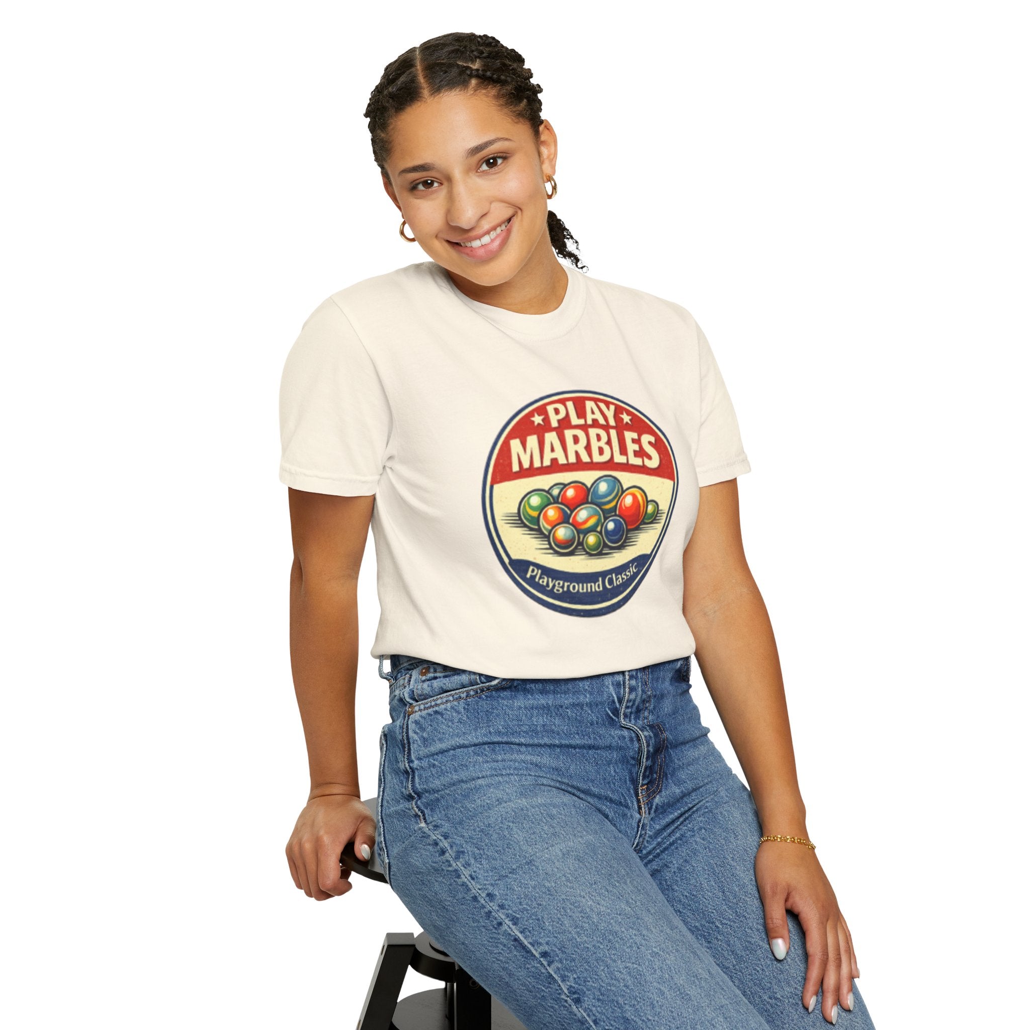 Marbles Retro Badge Tee