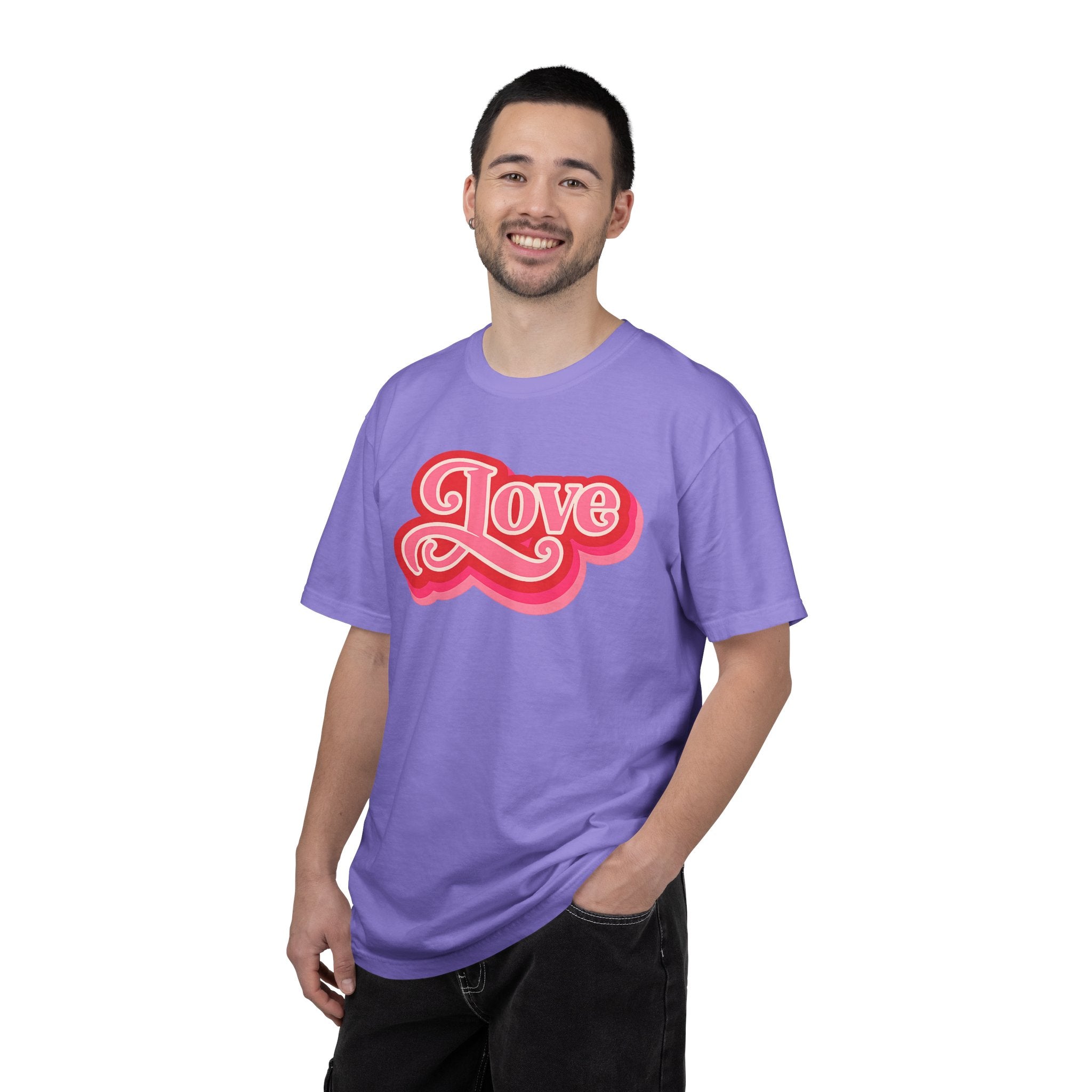 Love Retro Script Tee