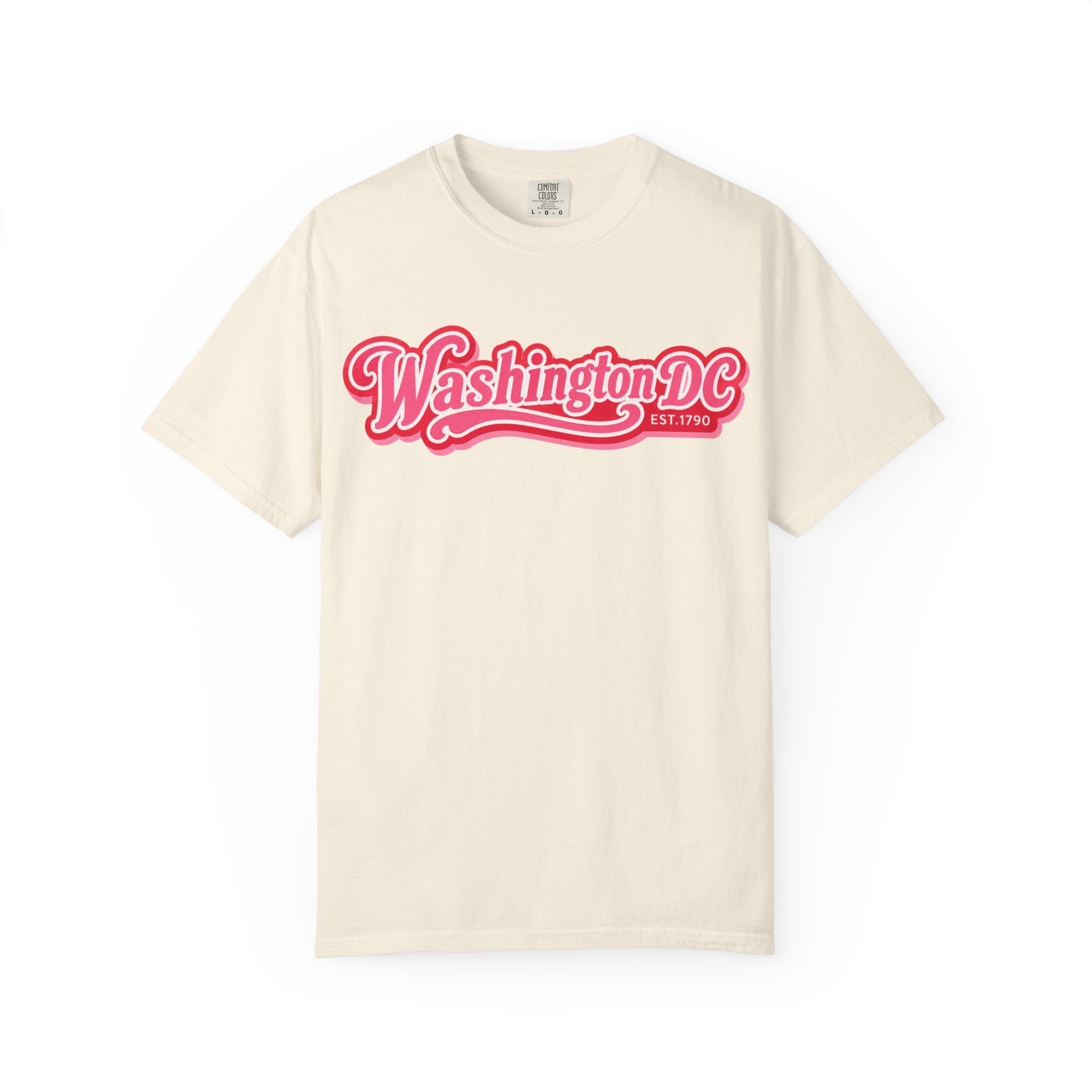 Washington DC Retro Script Tee