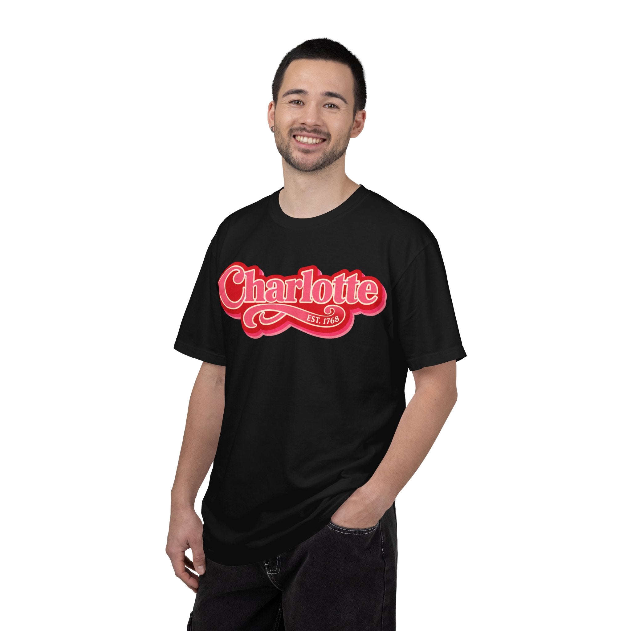 Charlotte Retro Script Tee