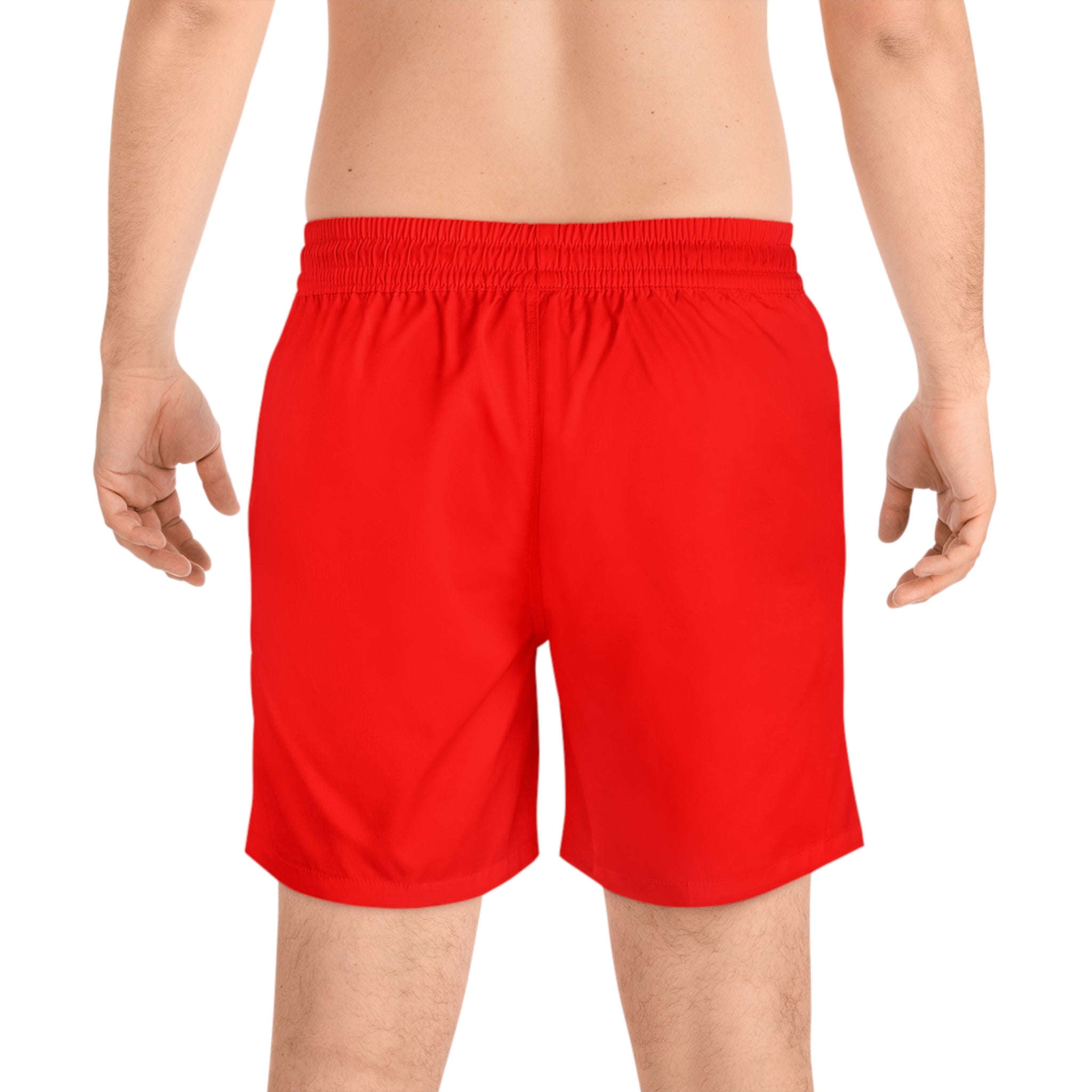 Playground Classic — Men's Swim Trunks (Red)