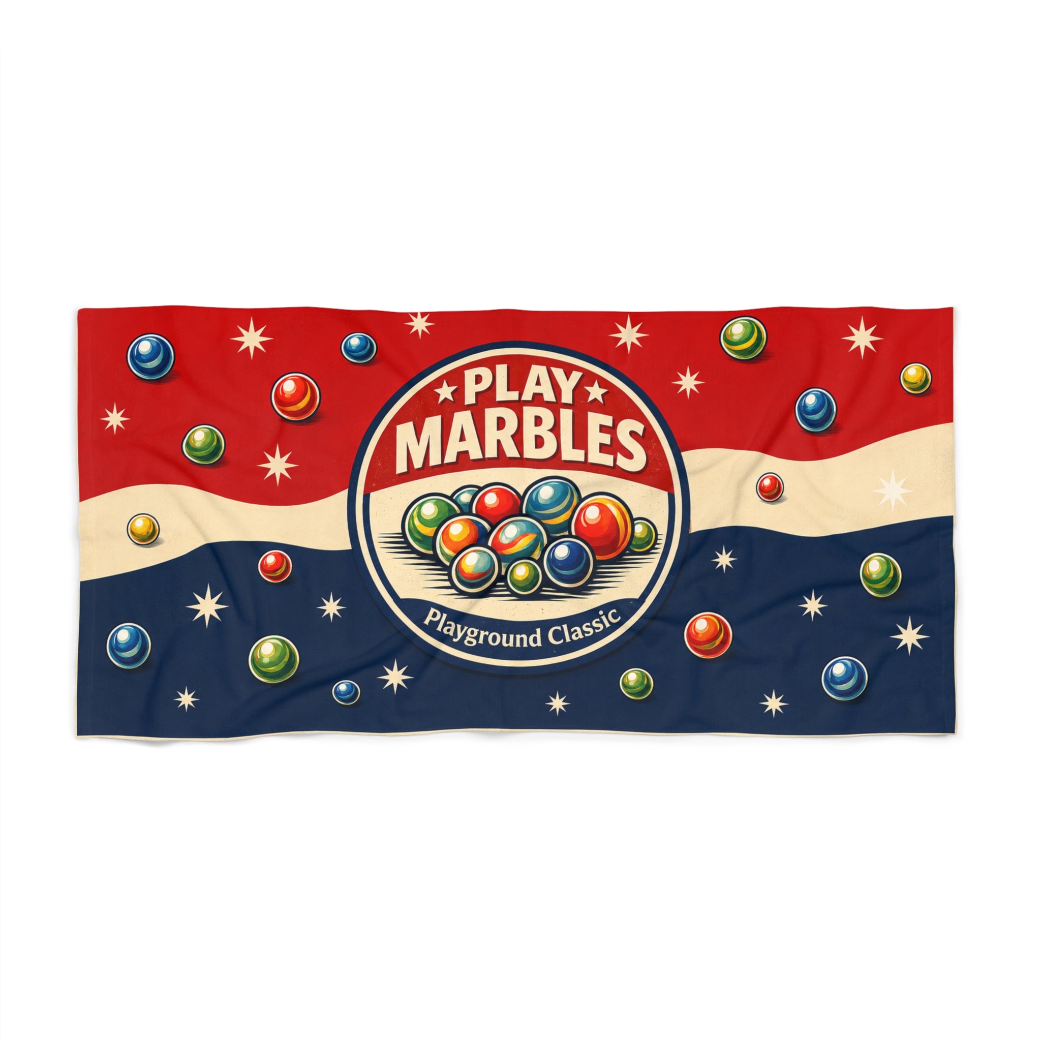 Play Marbles Playground Classic Beach Towel