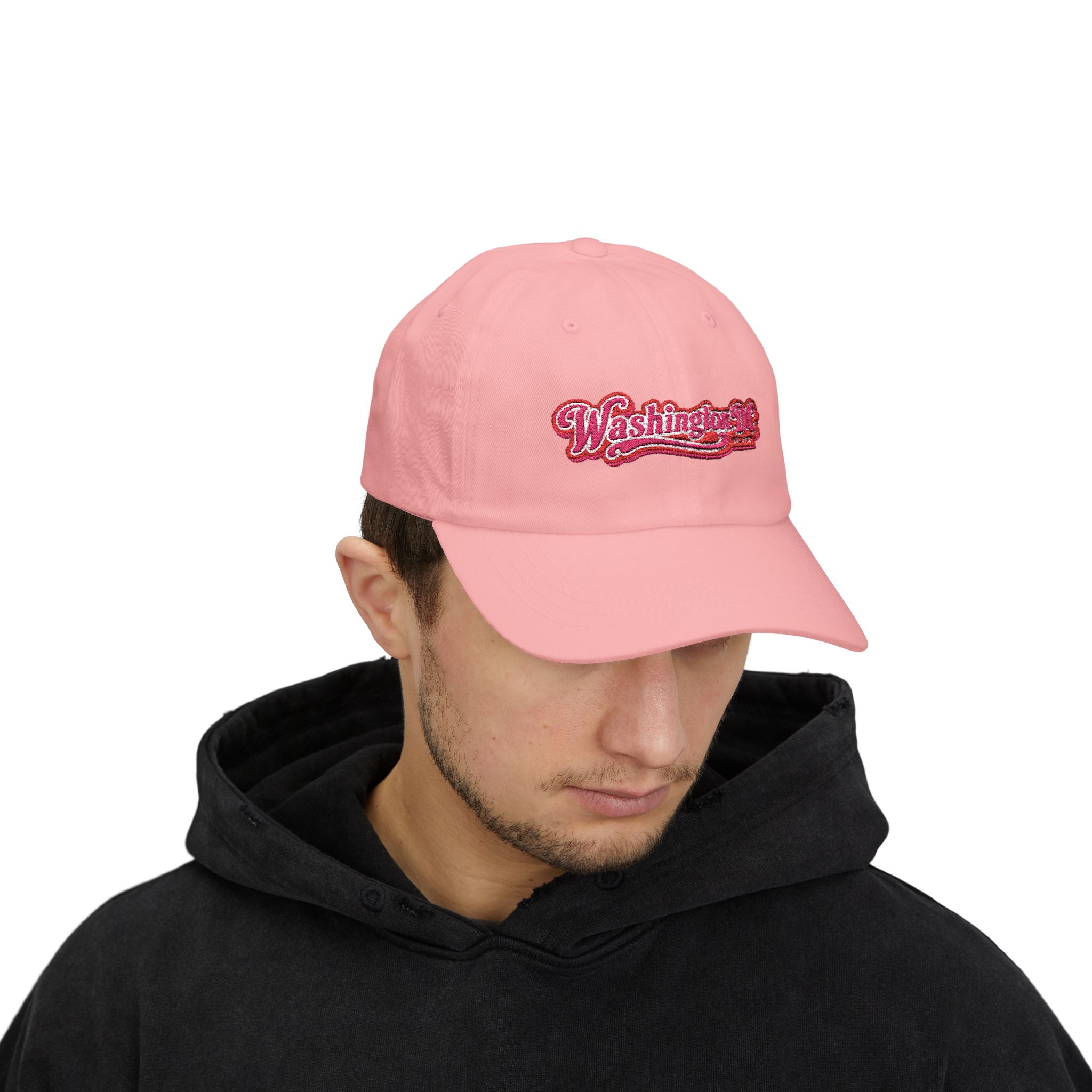 Washington DC Retro Script Dad Hat