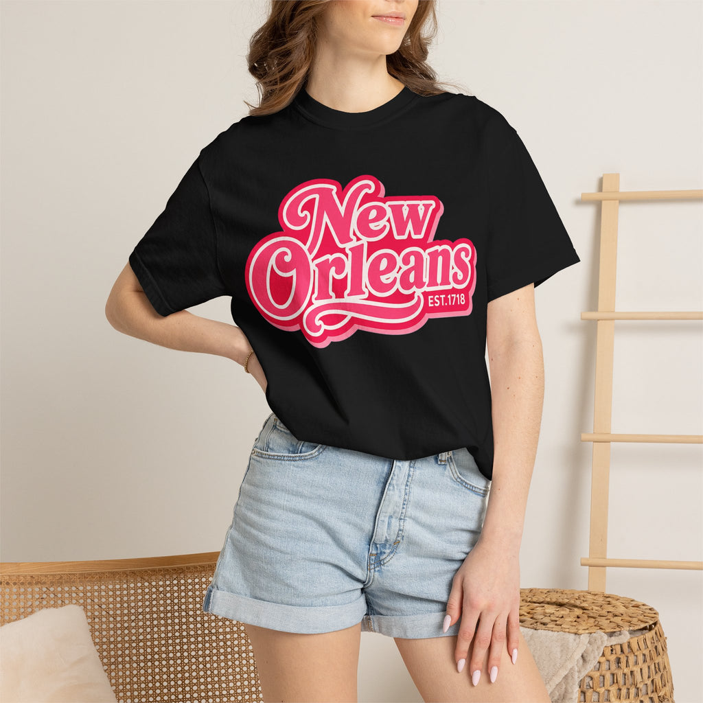 New Orleans Retro Script Tee