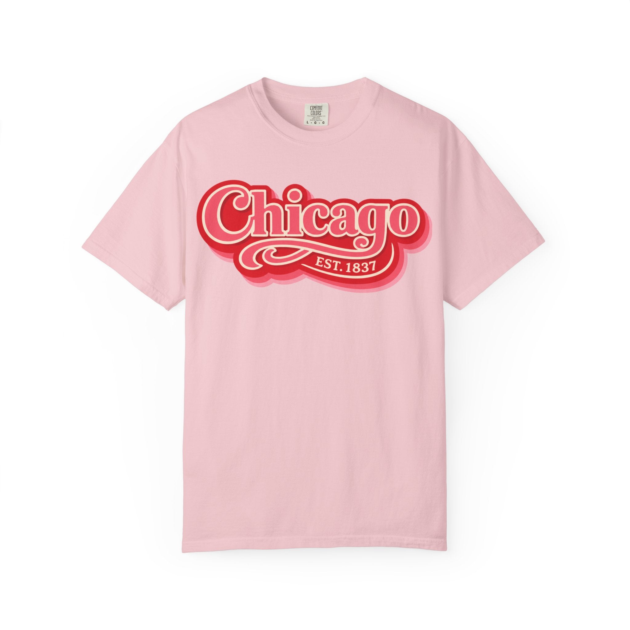 Chicago Retro Script Tee