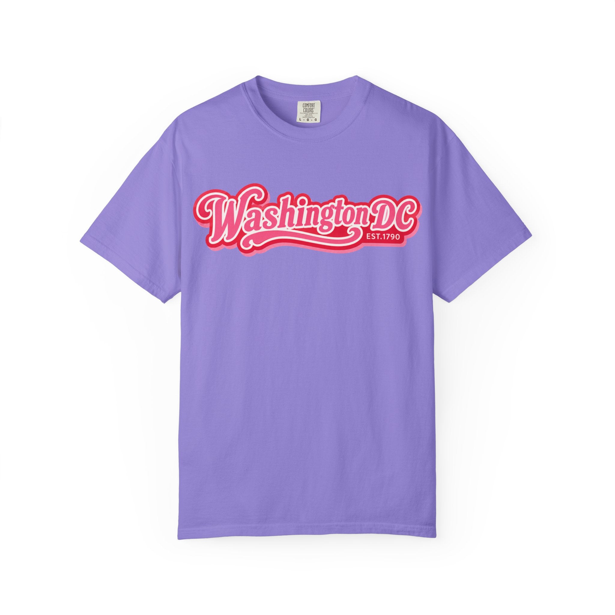 Washington DC Retro Script Tee