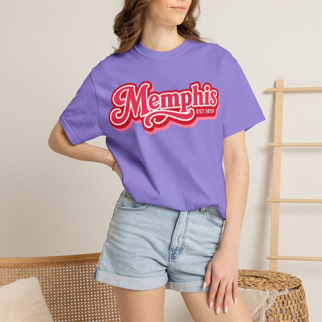 Memphis Retro Script Tee
