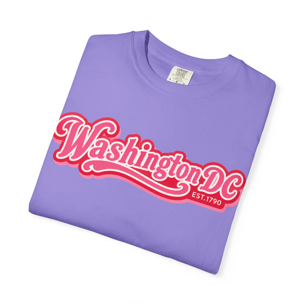 Washington DC Retro Script Tee