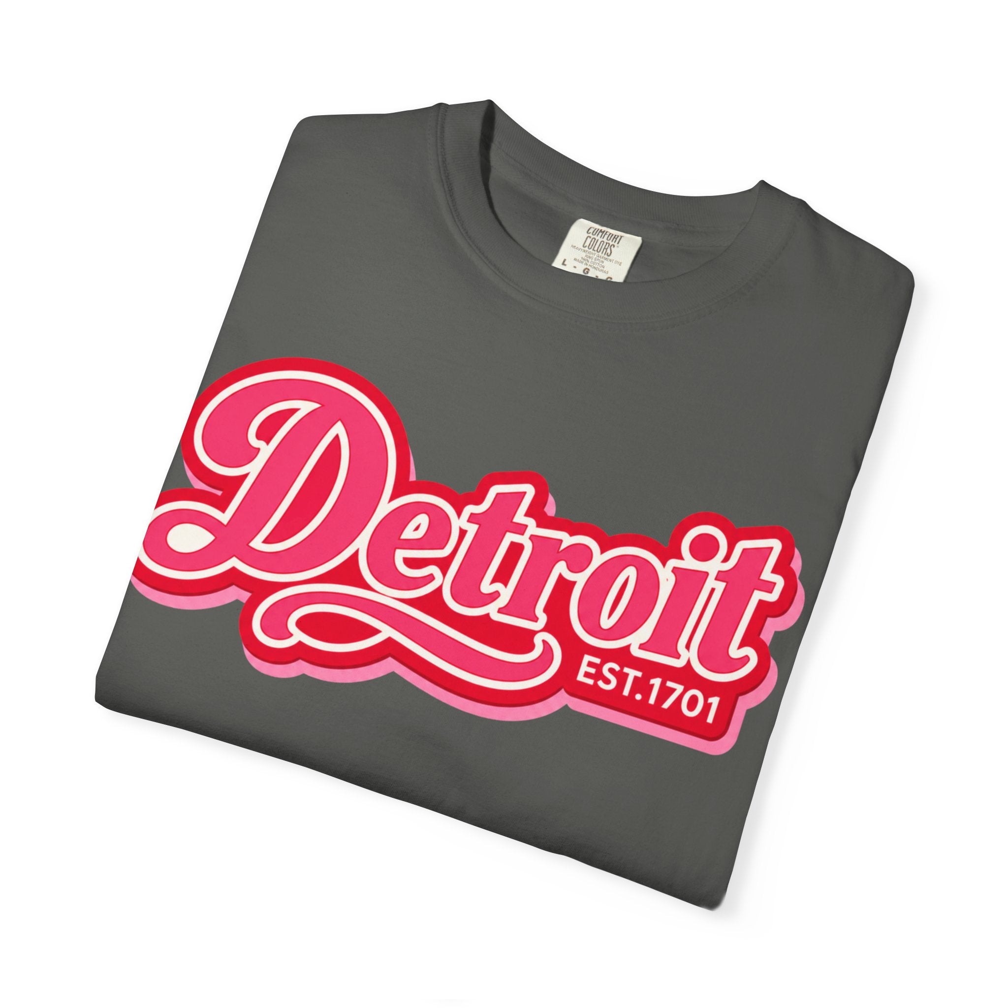 Detroit Retro Script Tee