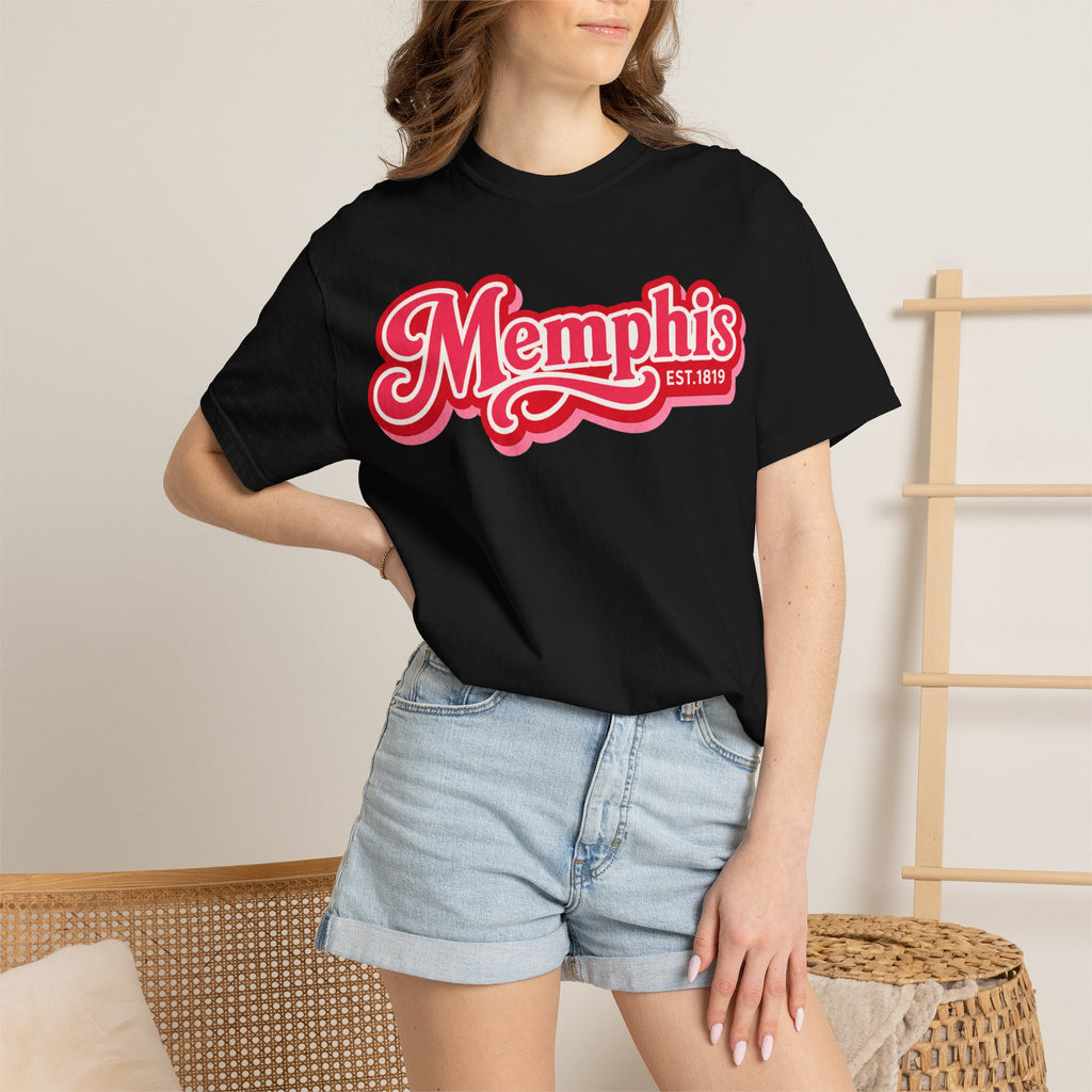 Memphis Retro Script Tee