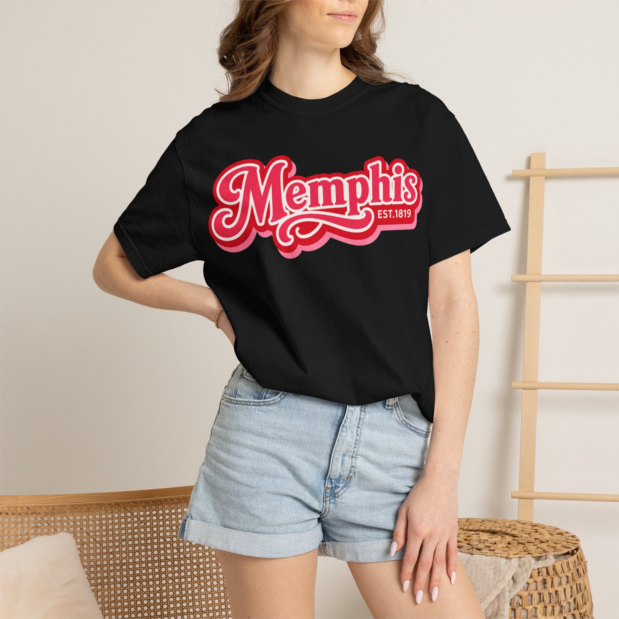 Memphis Retro Script Tee