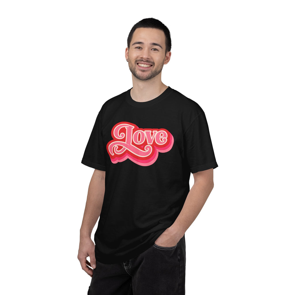 Love Retro Script Tee