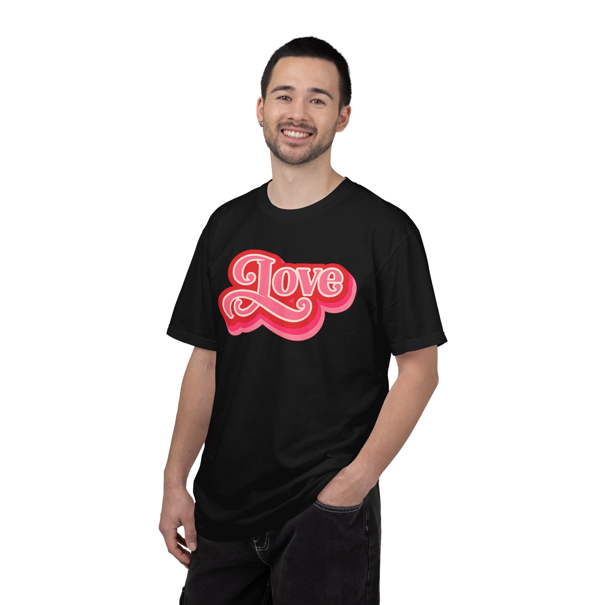 Love Retro Script Tee