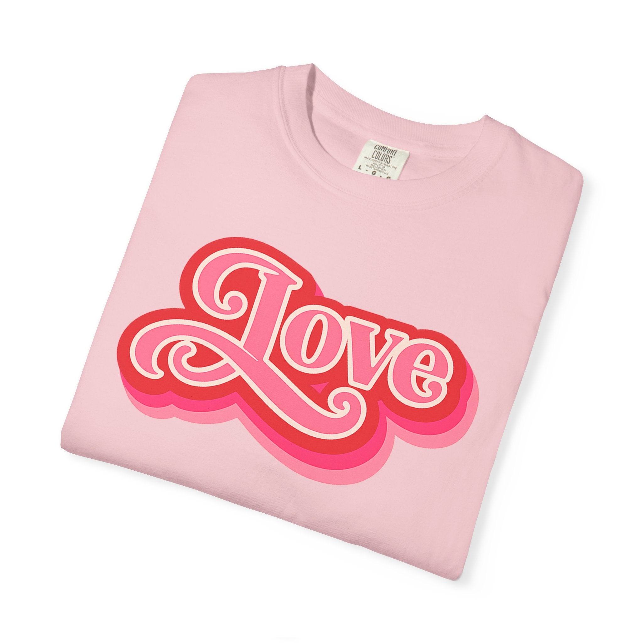 Love Retro Script Tee