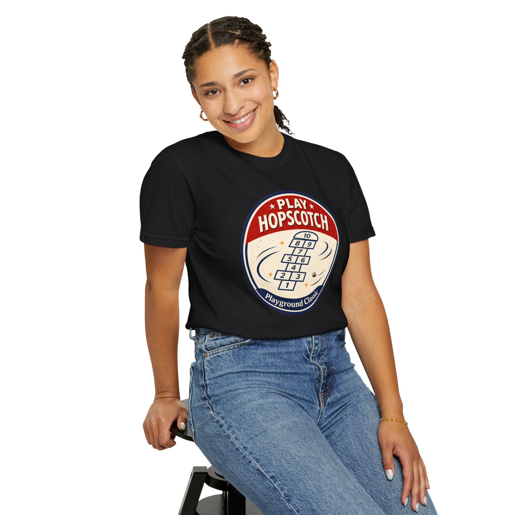 Hopscotch Retro Badge Tee