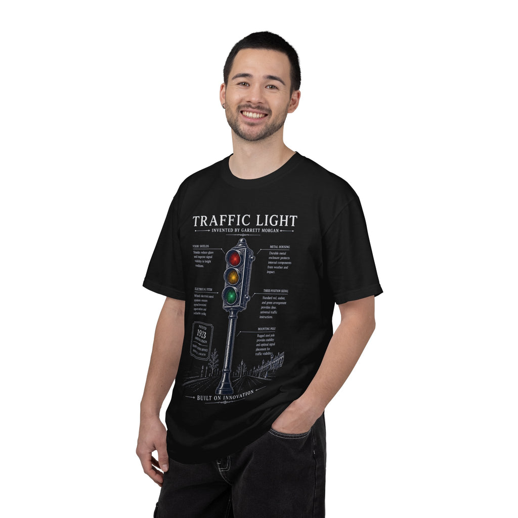 Garrett Morgan Traffic Light Blueprint Tee