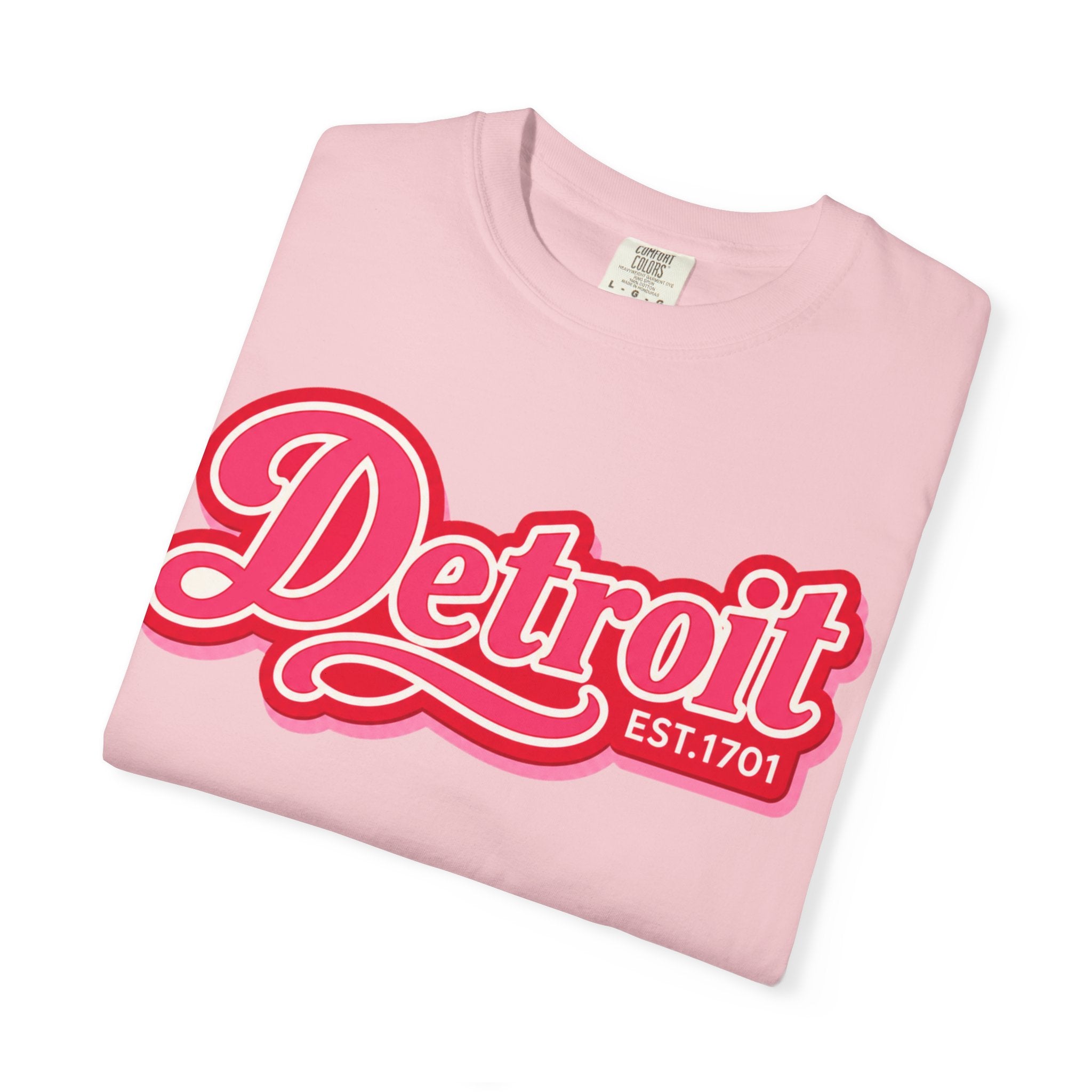 Detroit Retro Script Tee