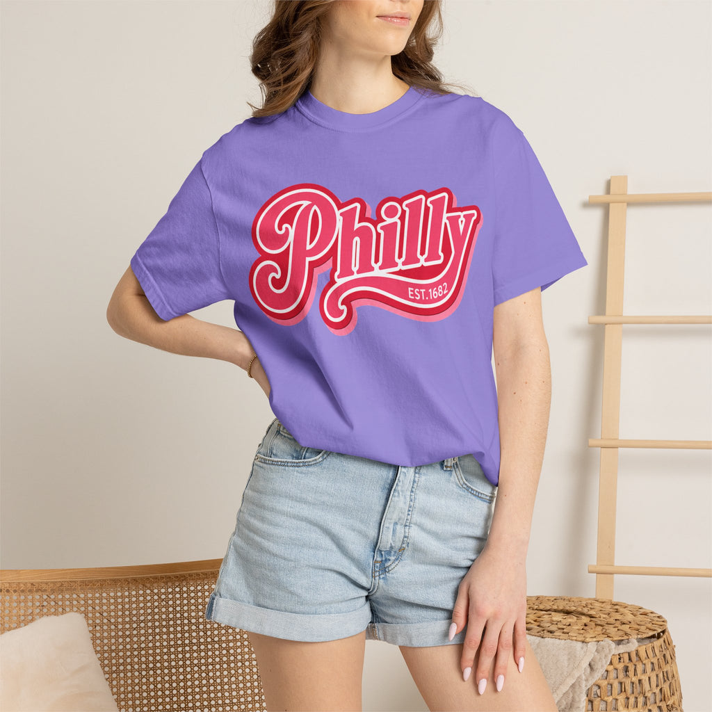 Philly Retro Script Tee