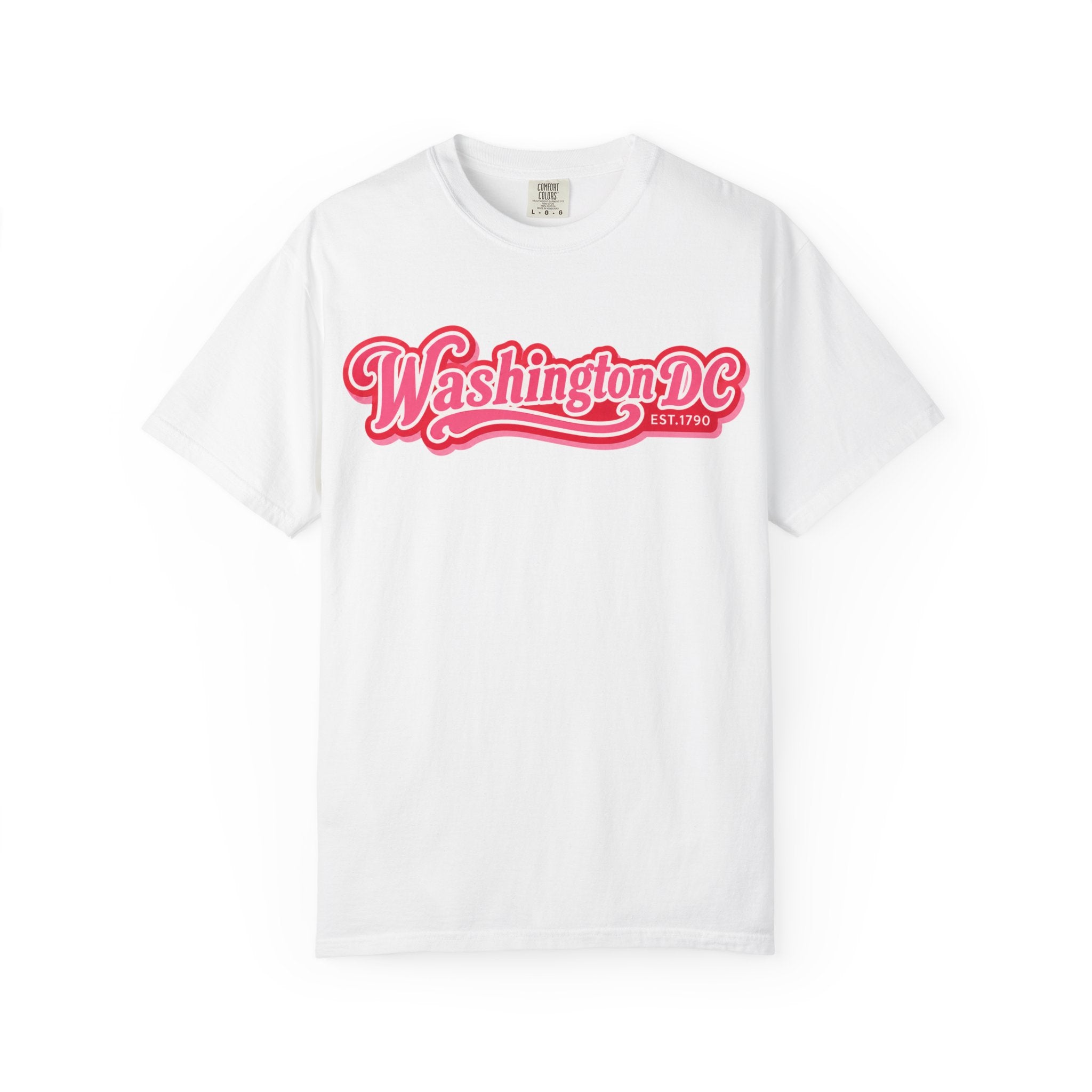 Washington DC Retro Script Tee