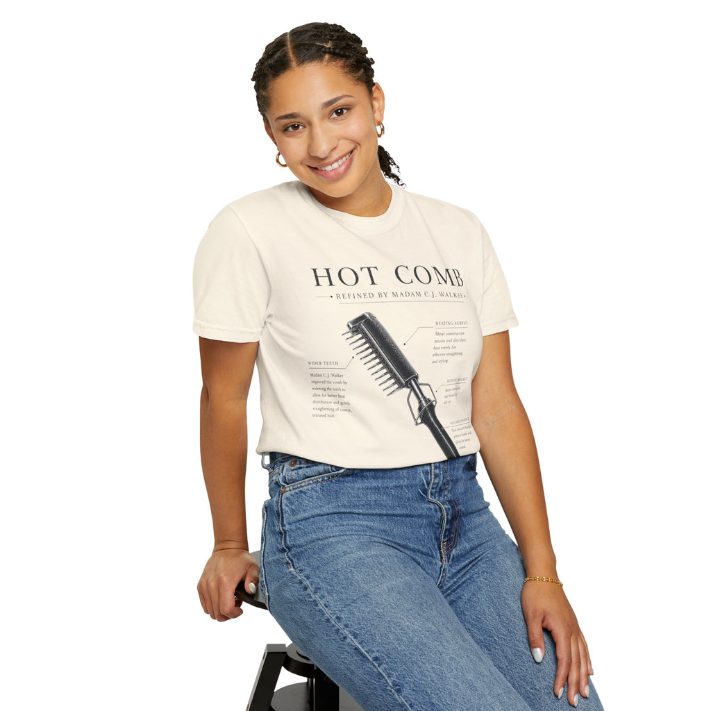 Madam C.J. Walker Hot Comb Blueprint Tee