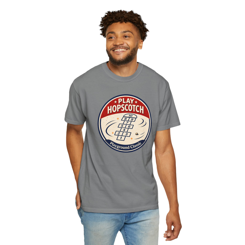 Hopscotch Retro Badge Tee