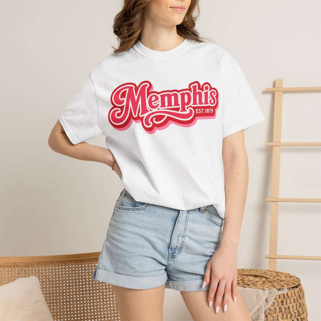 Memphis Retro Script Tee