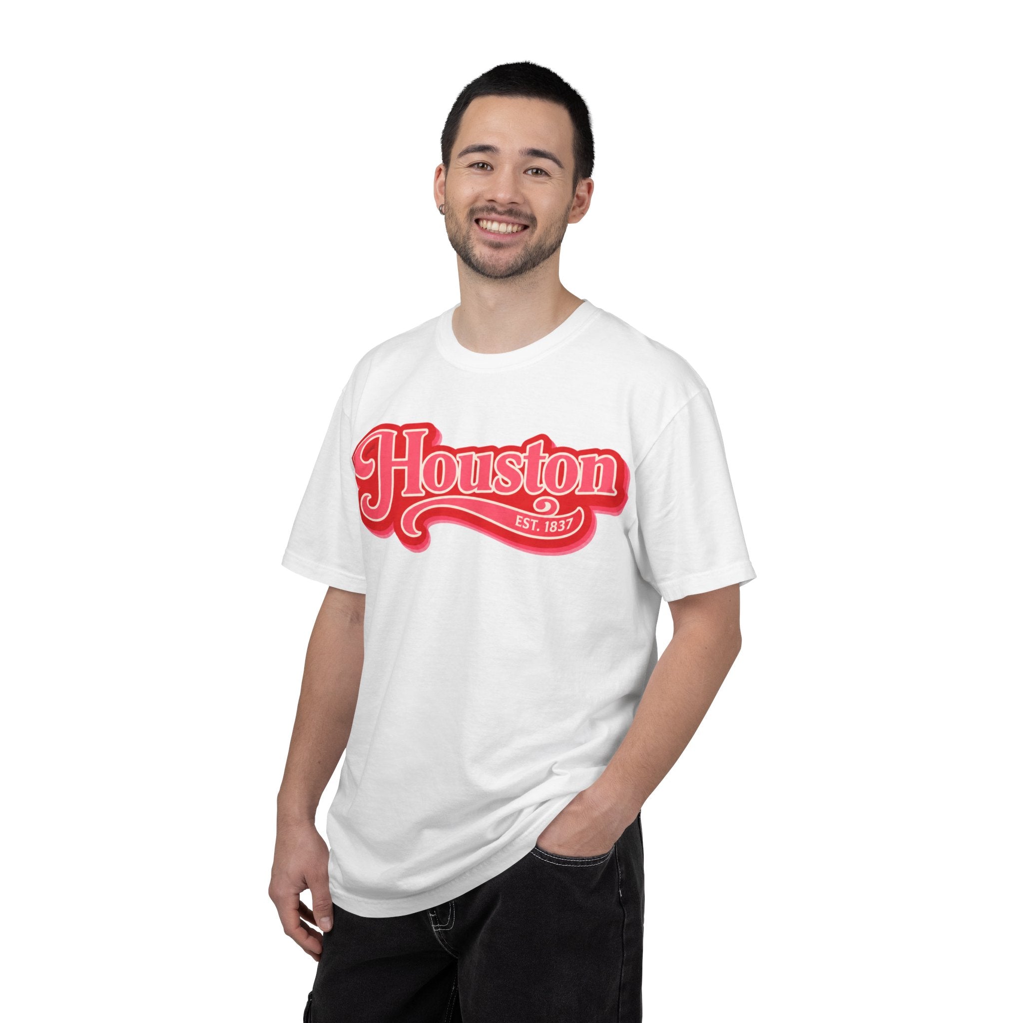 Houston Retro Script Tee