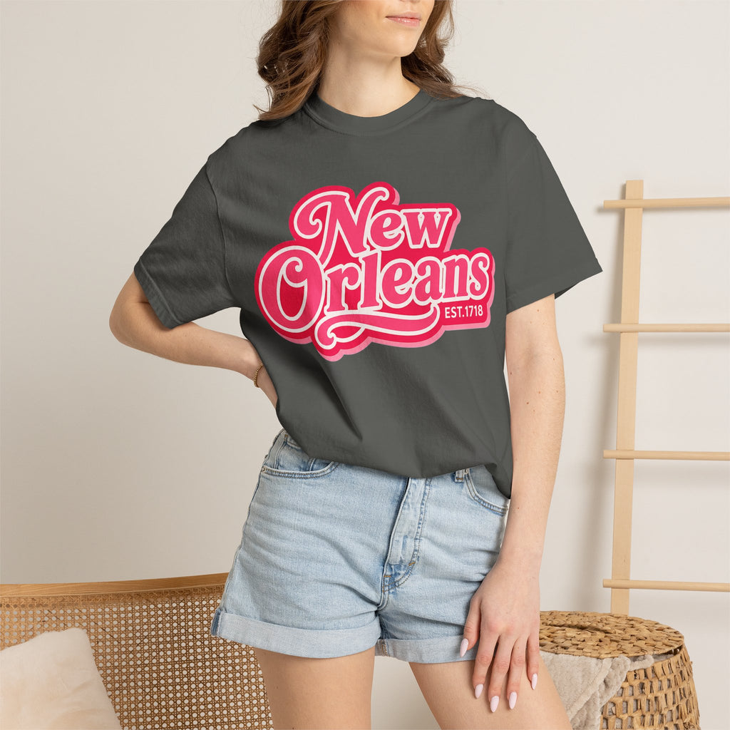 New Orleans Retro Script Tee