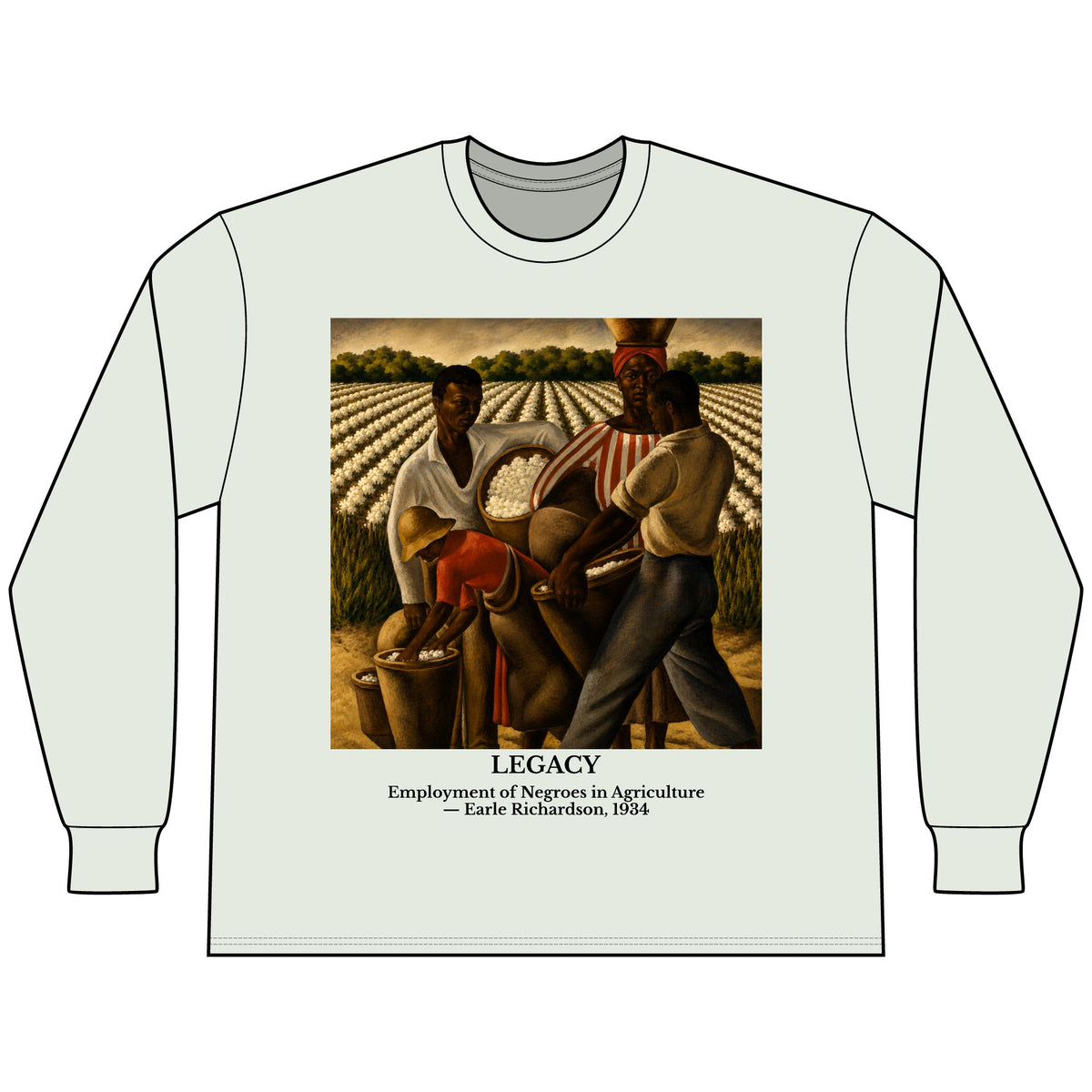 Employment of Negroes in Agriculture | Art Series Long Sleeve