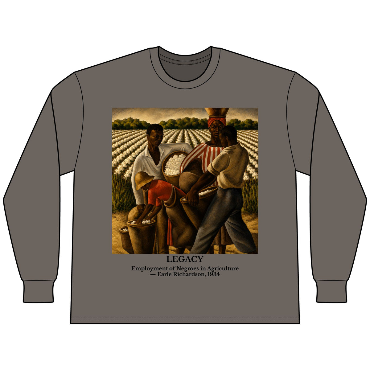 Employment of Negroes in Agriculture | Art Series Long Sleeve