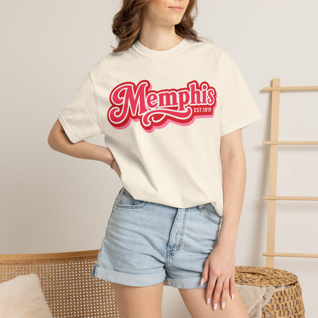 Memphis Retro Script Tee